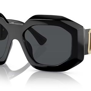 NEW VERSACE OVE4424U VERSACE BIGGIE MEDUSA NEW VERSACE - BLACK FRAME DARK LENSES